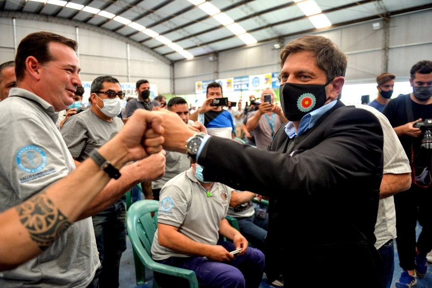 Junto a trabajadores metalúrgicos, Kicillof apostó a "recuperar lo perdido"