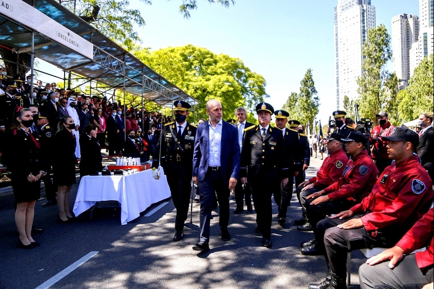 Larreta celebró el 5º aniversario de la Policía de la Ciudad