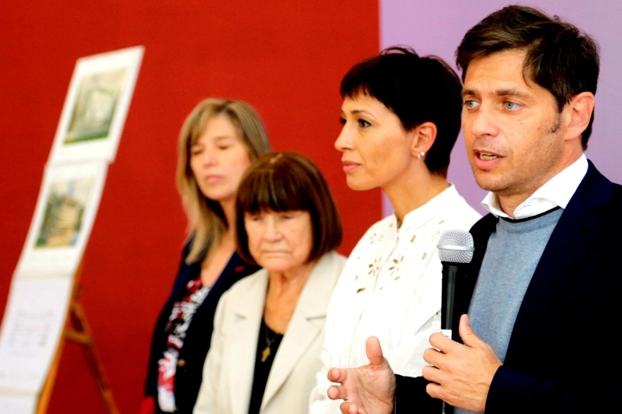 Kicillof y Mayra Mendoza avanzan con obras educativas en Quilmes