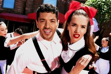 En versión cumbia, Natalia Oreiro, Juan Ingaramo y “Me muero de amor”