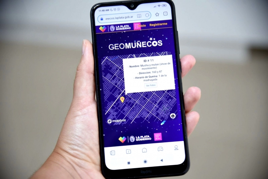 “Geo Muñecos”: la app para ver el mapa de los muñecos de fin de año de La Plata