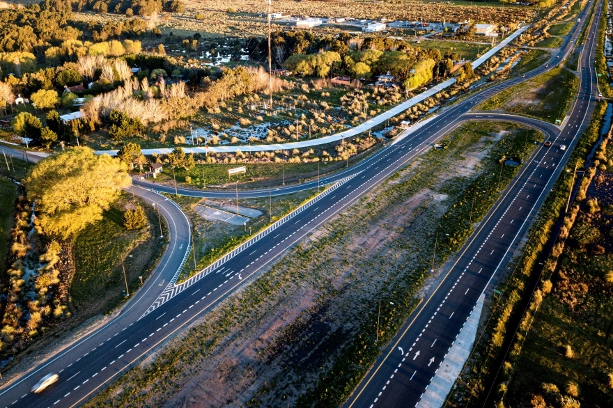 Corredor Atlántico: inauguraron las autovías 11 y 56