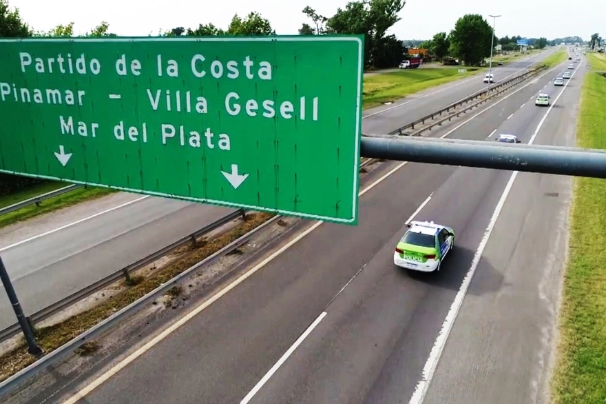 Primera quincena: récord de tránsito en las rutas rumbo a la Costa Atlántica