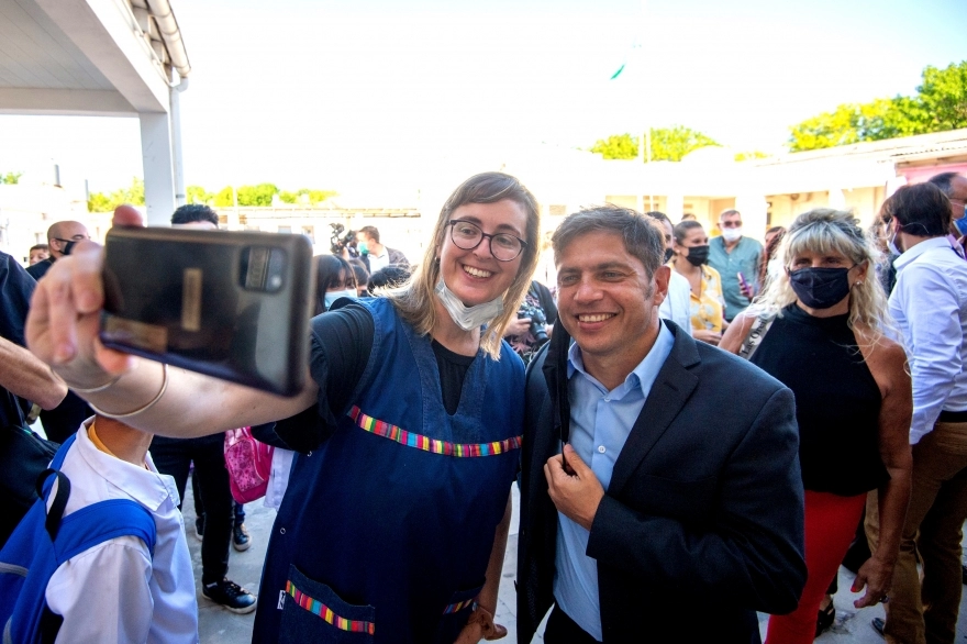 Vuelta a clases: Kicillof y Sileoni inauguraron el ciclo lectivo en la Provincia