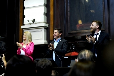 Kicillof y su ingreso para el discurso en la Apertura de Sesiones 2022
