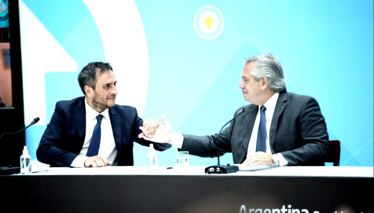 Alberto Fernández y Cabandié, juntos por el cambio climático