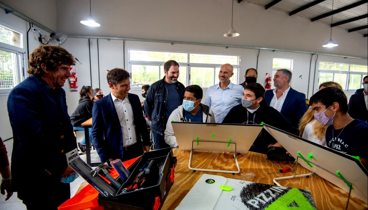 Avanza el plan 6x6: Kicillof inauguró refacciones en una escuela de San Fernando