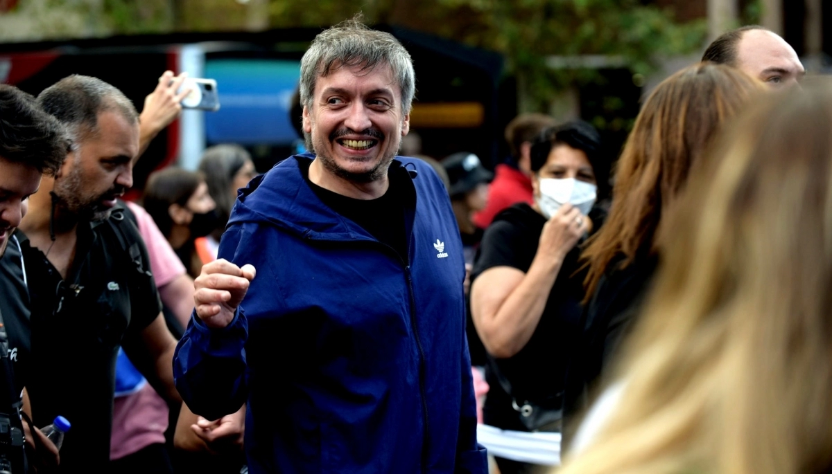 Máximo Kirchner en la marcha del 24M: “El gobierno es con la gente adentro”
