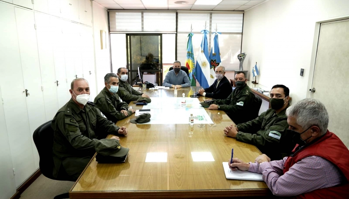 Agenda en seguridad: Gray y encuentro con autoridades de Gendarmería