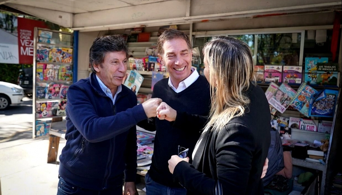 Con críticas al oficialismo, Santilli y Posse recorrieron San Isidro