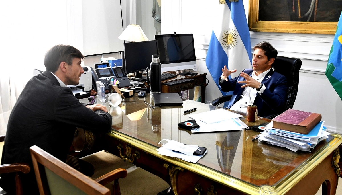 Kicillof y Ghi analizaron el avance de obras de infraestructura en Morón