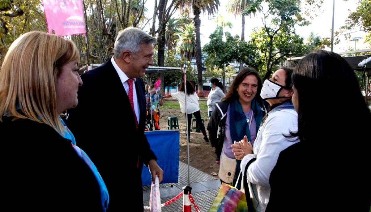 Con el abogado D'Alessandro y su visita a San Martín, continúa el armado possista