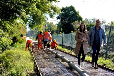 Soledad Martínez destacó las obras luminarias para “mejorar la vida de la gente”