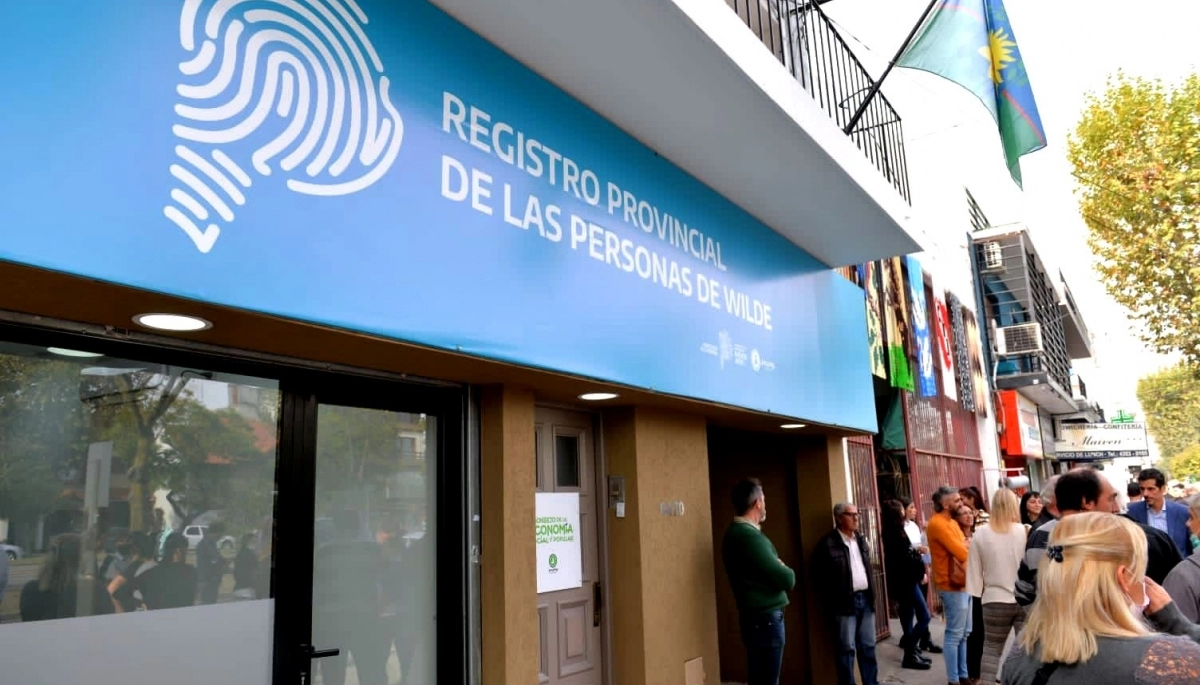 Luego de su refacción, volvió a funcionar la delegación de Wilde del Registro de las Personas