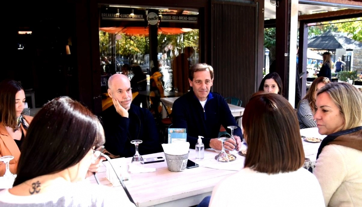 Larreta en La Plata junto con Garro: recorrieron y charlaron con vecinos