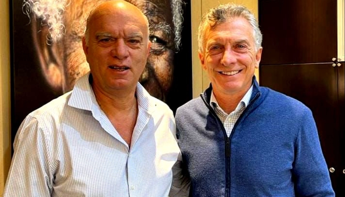 Tras el enojo, Grindetti se mostró con Macri para bajar las tensiones en el Pro