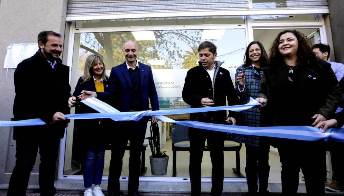 Kicillof inauguró el primer Centro de Atención de IPS en Escobar