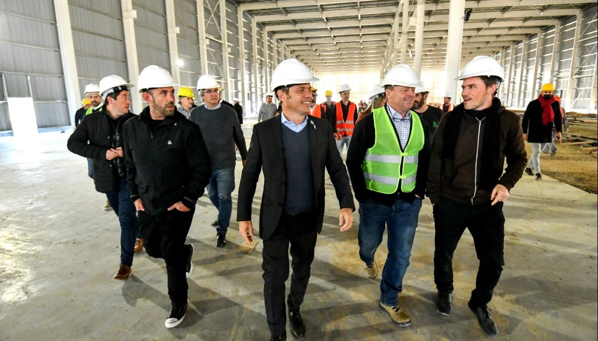 Kicillof con agenda variada en Baradero: visita a obras, zona industrial y Casa de la Provincia