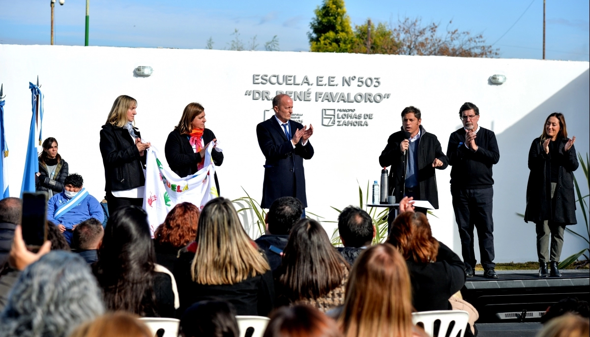 En un acto, Kicillof le respondió a Vidal: “No voy a contestar chicanas con chicanas”