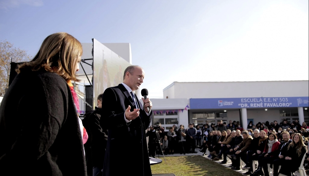 Insaurralde destacó la inauguración de la Escuela Especial 503 de Lomas de Zamora