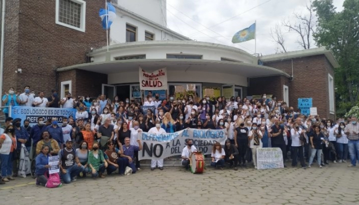 Trabajadores del instituto Biológico se oponen a un proyecto presentado por Kicillof