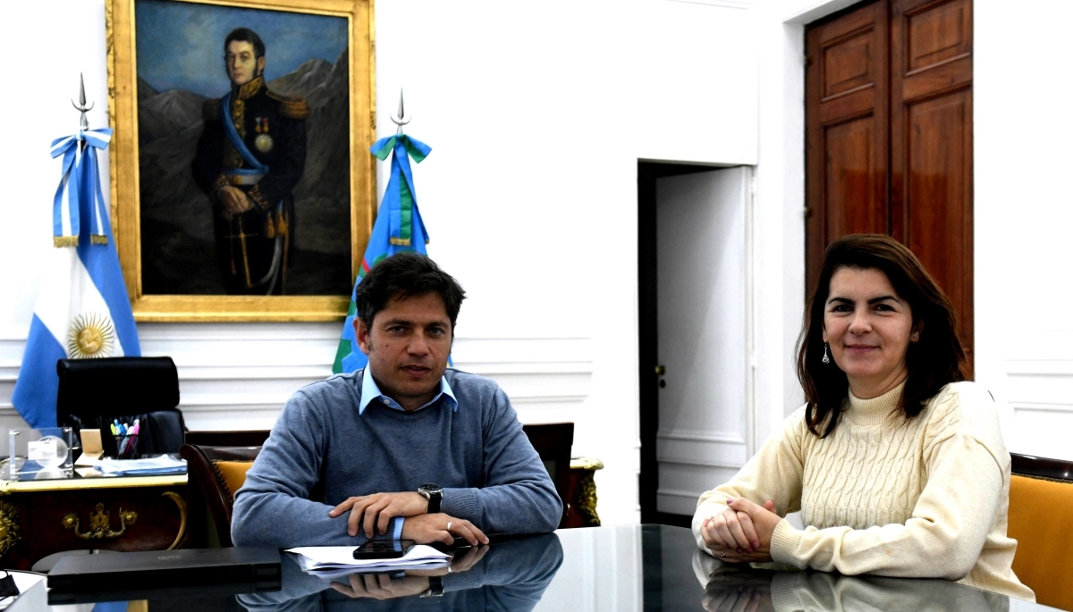Con agenda en el distrito, Kicillof recibió en La Plata a la intendenta de Moreno