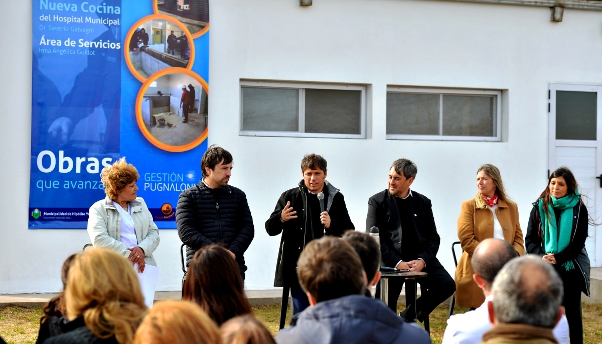 Kicillof presentó un nuevo hospital para Henderson