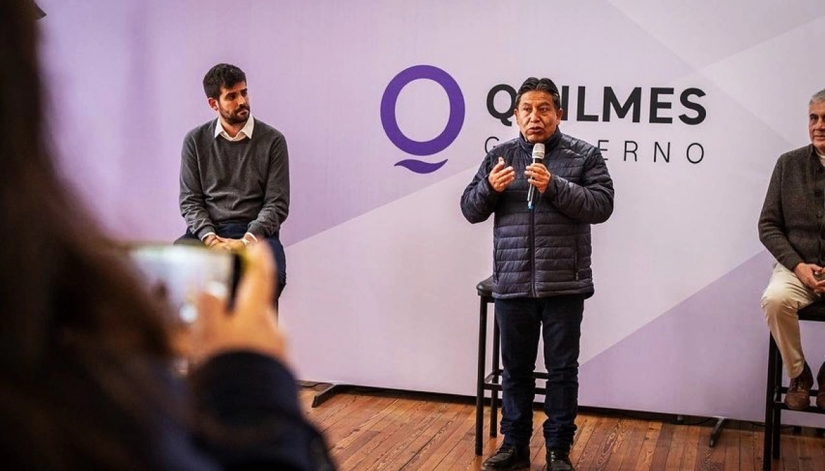 El vicepresidente de Bolivia y una visita especial en Quilmes
