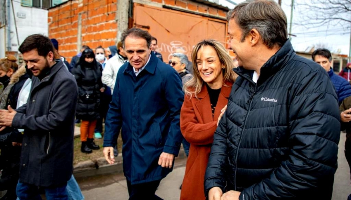 Galmarini y Katopodis inauguraron nuevas redes cloacales en Almirante Brown