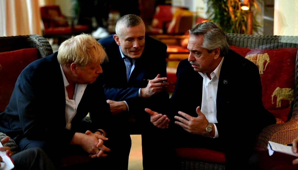 Alberto Fernández y Boris Johnson juntos: cuál fue la conversación que incluyó a Malvinas