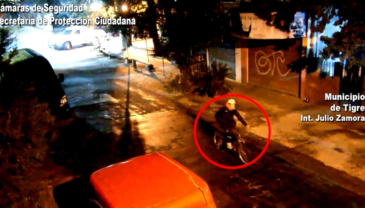 Video: robó una bicicleta de una casa, huyó pero fue atrapado