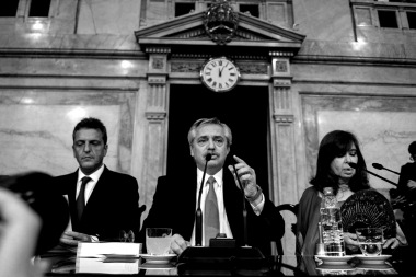 En medio de la incertidumbre, reunión secreta entre Alberto, Cristina y Massa