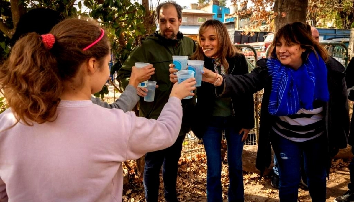 Malena Galmarini habilitó una red de agua potable para más de 10 mil vecinos de Tigre