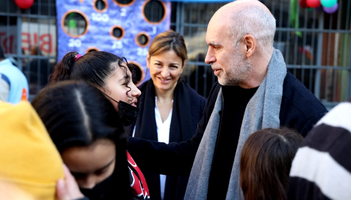 Programa “Escuelas de Invierno”: Larreta y Acuña recorrieron la Escuela Primaria n°9 de Balvanera