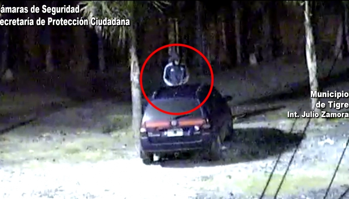 Video: intentaron robar la batería de un vehículo y fueron interceptados cuando huían