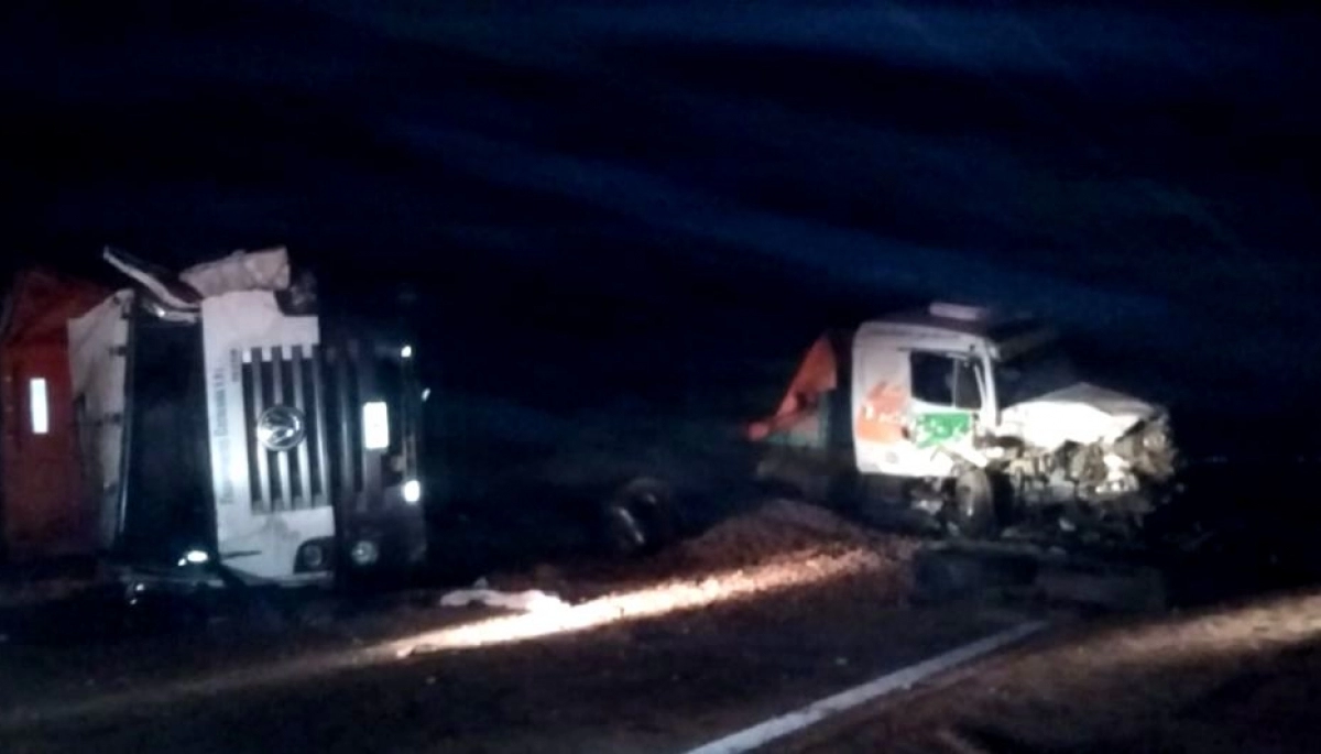 Choque fatal en Las Flores: accidente entre cuatro camiones dejó un muerto