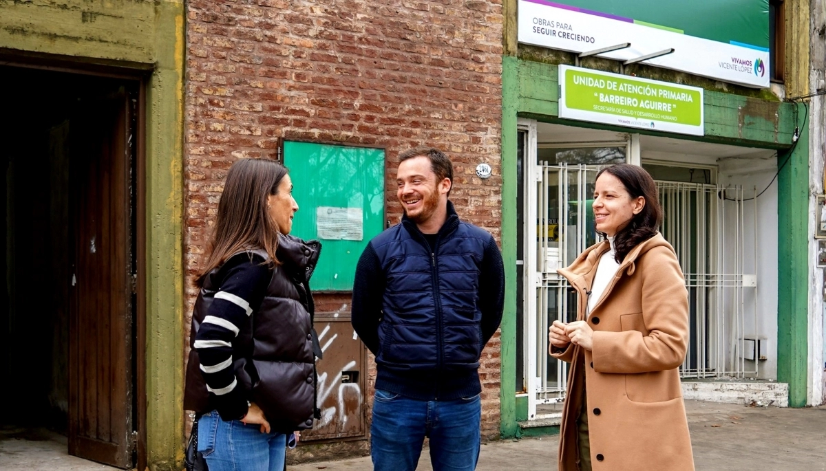 Soledad Martínez recorrió las obras de la UAP Barreiro