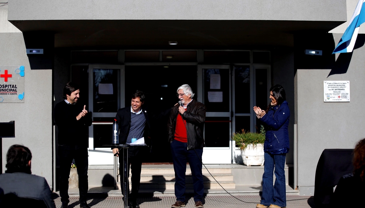 Kicillof presentó la renovación del Hospital Municipal de Tres Lomas