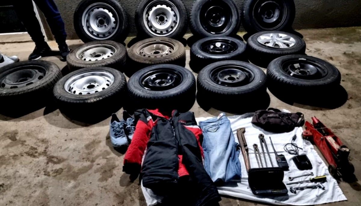 Video: espectacular allanamiento para detener a un roba ruedas que actuaba en La Plata