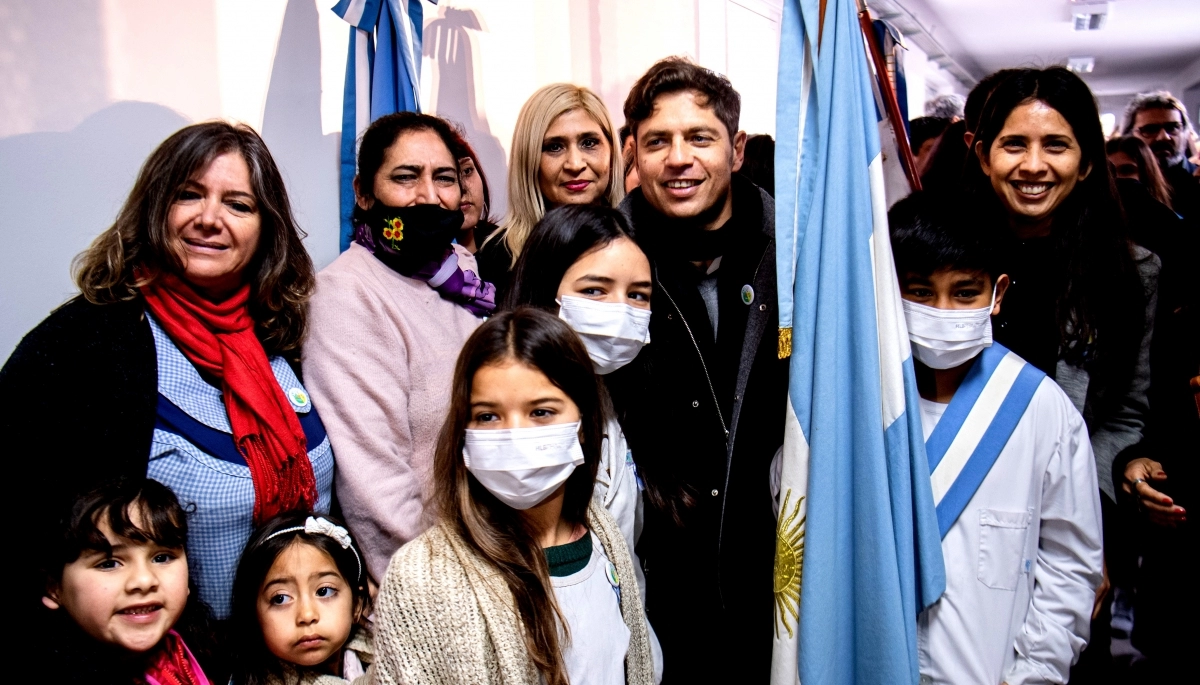 Avance para la educación de Escobar: Kicillof inauguró un edificio para una secundaria