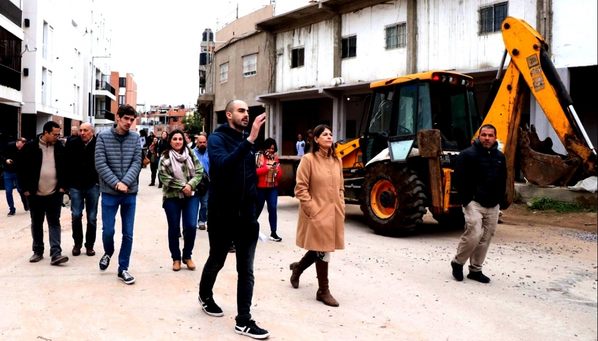 En trabajo conjunto con CABA, legisladores santafesinos de Juntos caminaron el Barrio 20