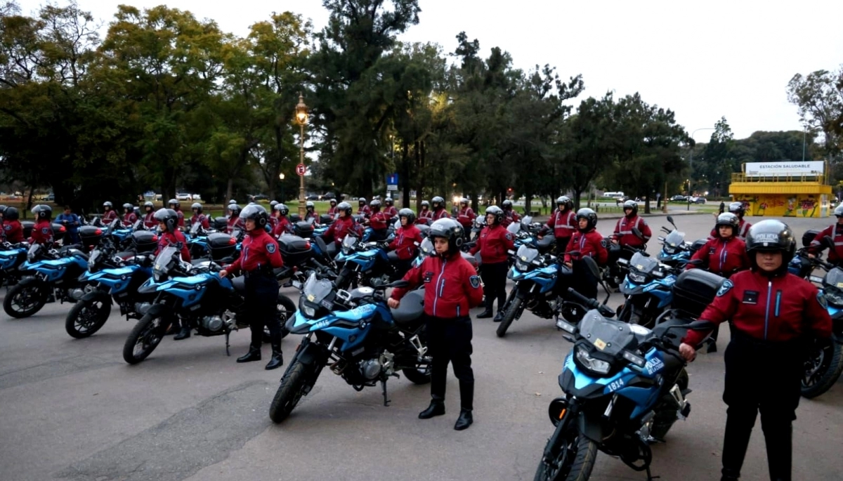 Larreta entregó motos a la Policía: "Se puede mejorar la seguridad, en la Ciudad lo demostramos"