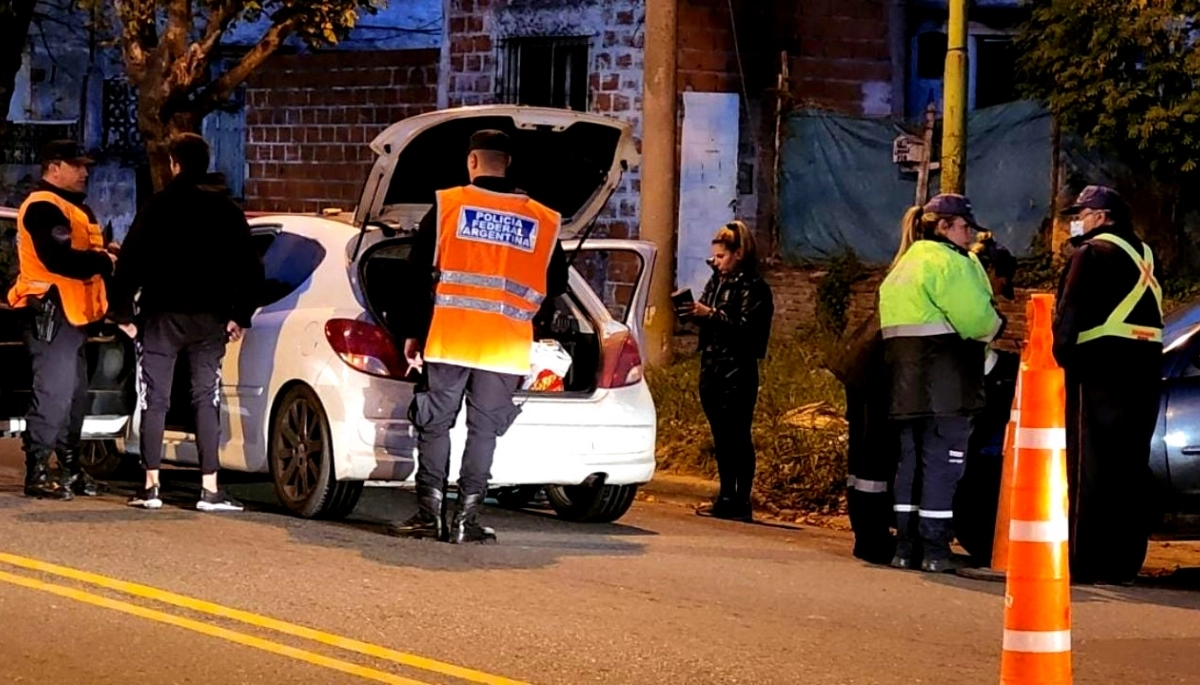 Mala educación: los detuvieron transportando cocaína de máxima pureza en Ituzaingó