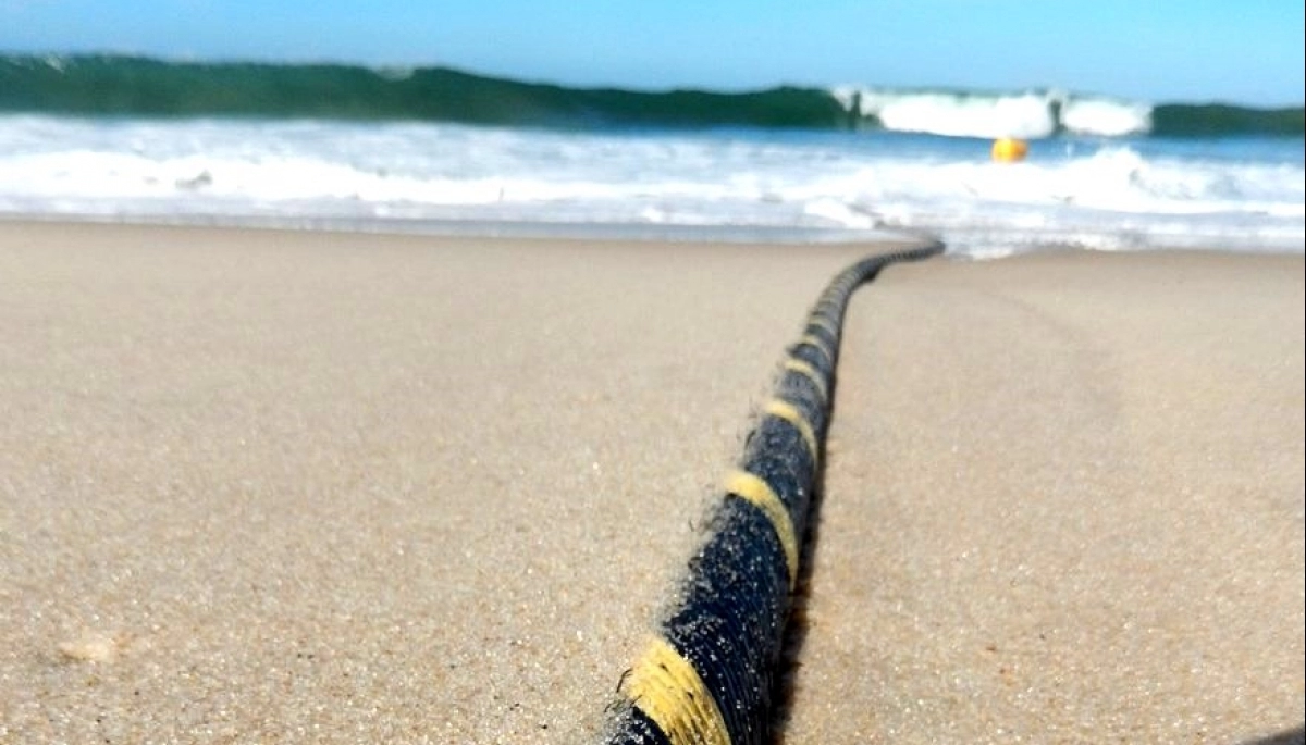 Se oficializó la instalación del cable de fibra óptica más largo del mundo en Las Toninas