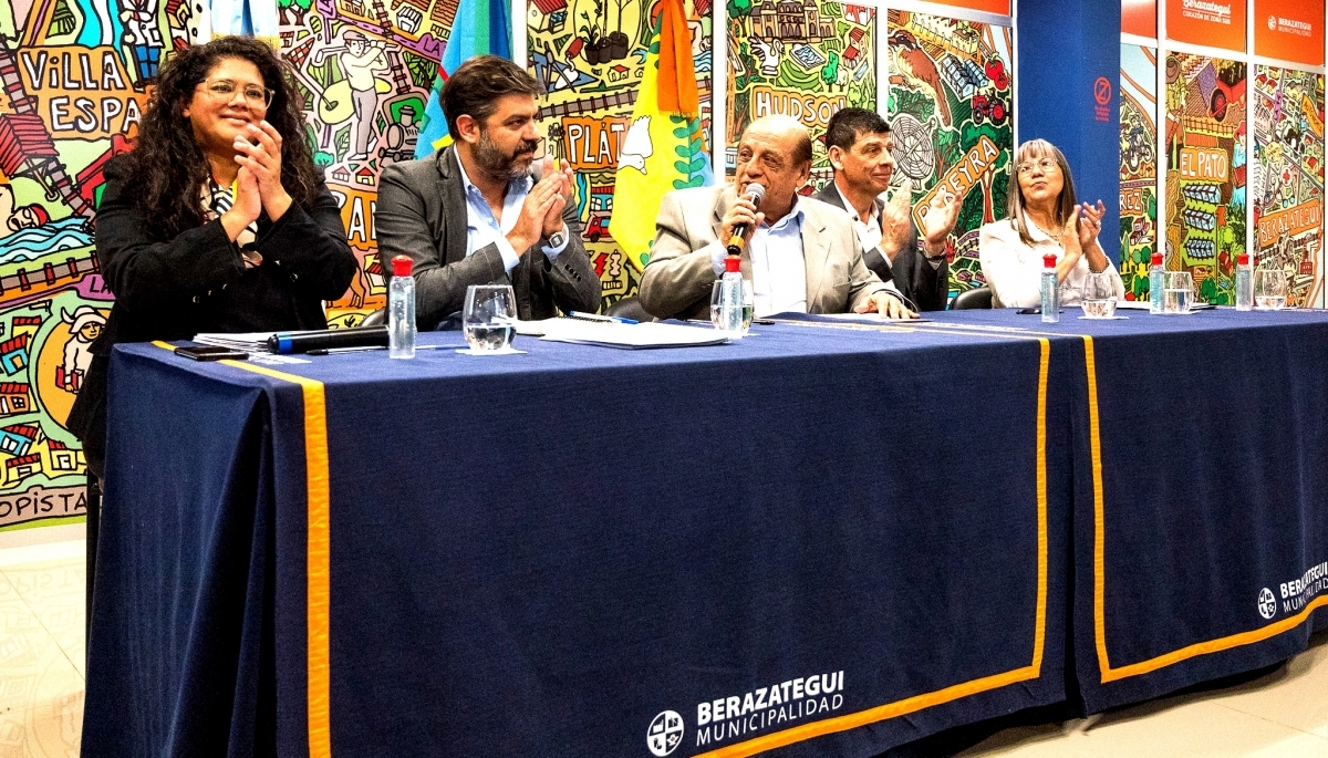 Barrios, Bianco y Mussi acordaron proyectos de reurbanización en Berazategui