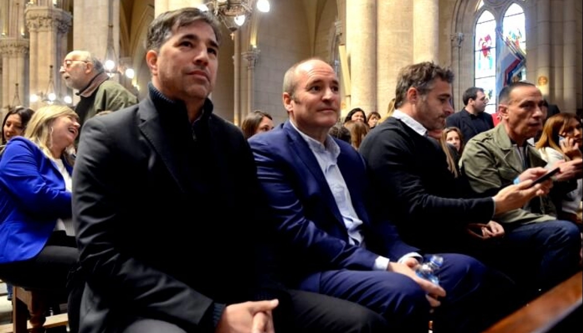 Flexas y Randazzo: los intendentes radicales que participaron de la Misa en apoyo a Cristina