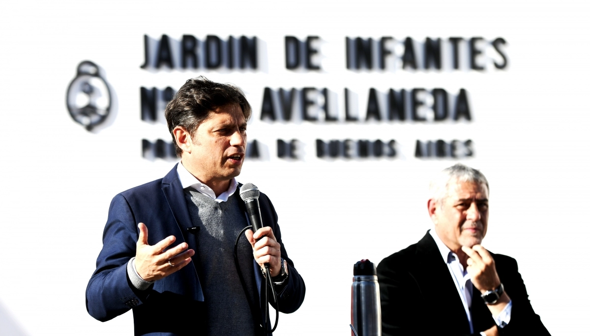 Kicillof sigue con “Escuelas a la Obra”: inauguró dos jardines en Avellaneda