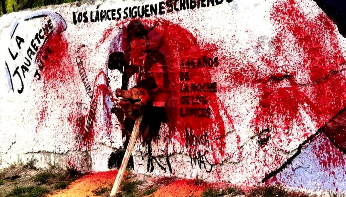 Violencia política: vandalismo con mensajes de odio en Quilmes y Coronel Pringles