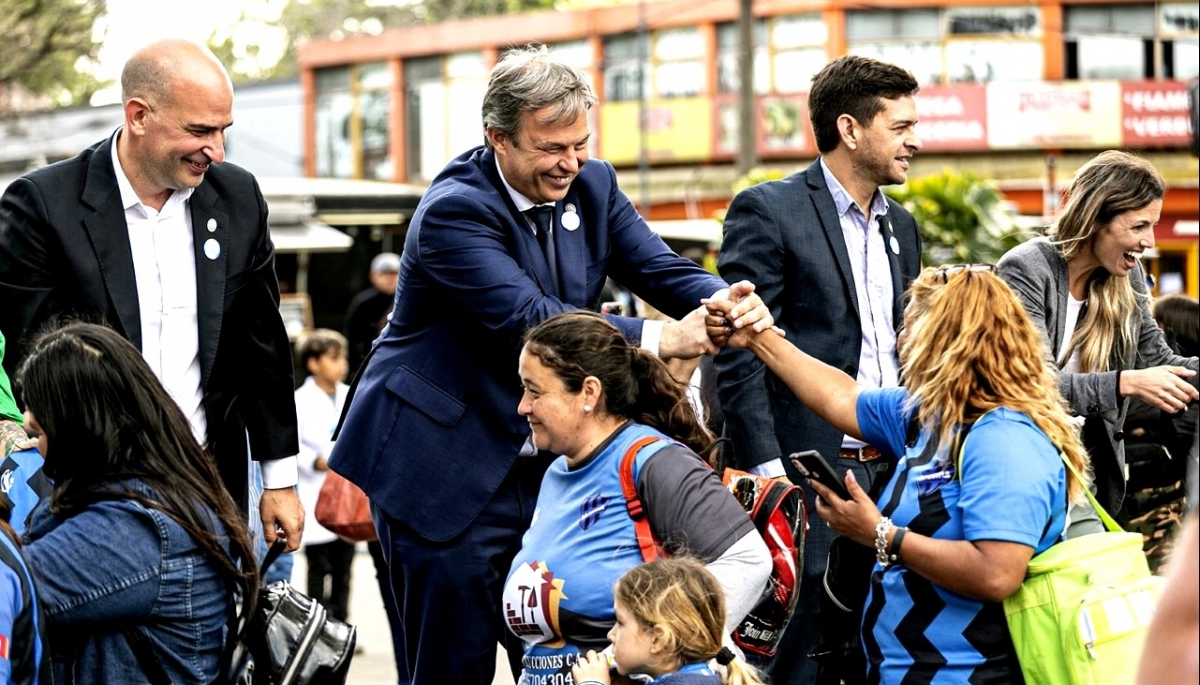 Cascallares y Fabiani celebraron los 150 años de Adrogué junto a veteranos de Malvinas