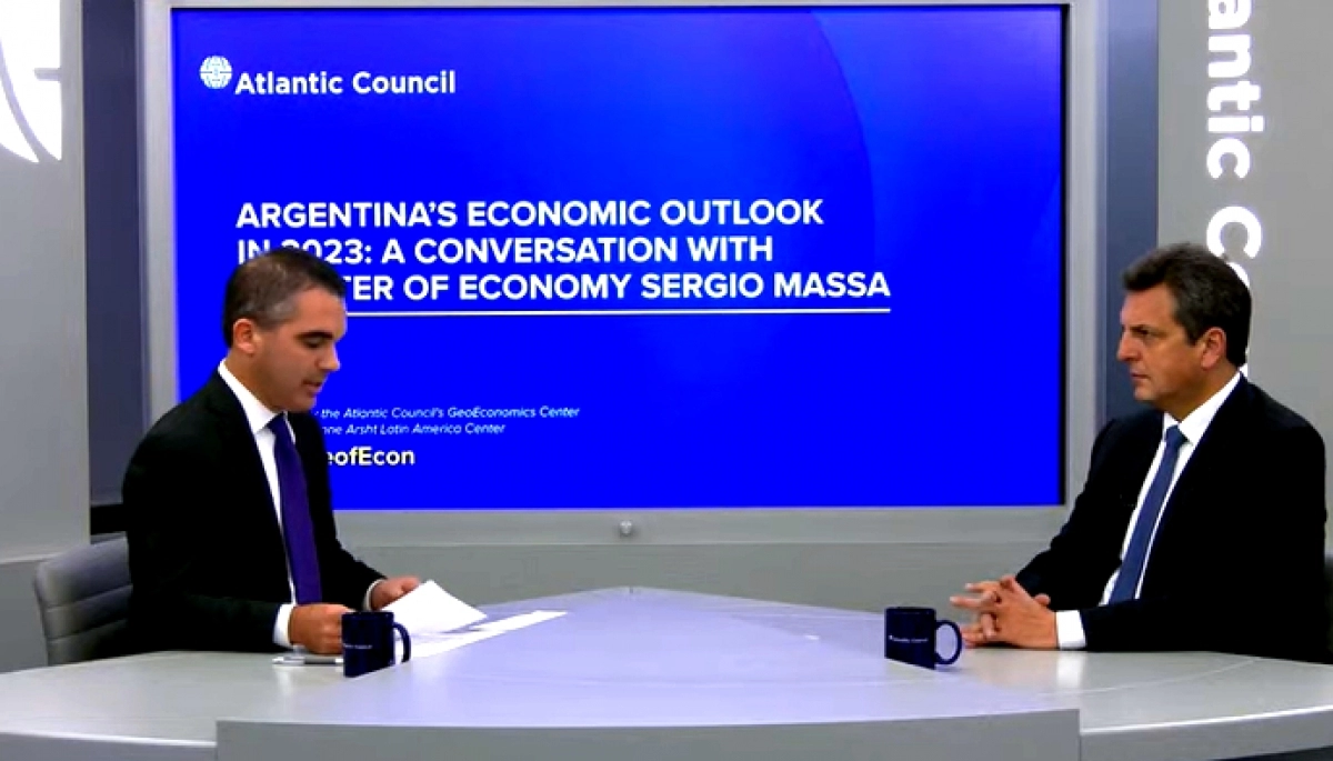 Desde Washington, Massa apuntó: "La inflación es un problema estructural en Argentina"